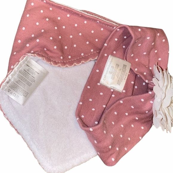 3/$15 Matching bib & bow floral set - Picture 5 of 6